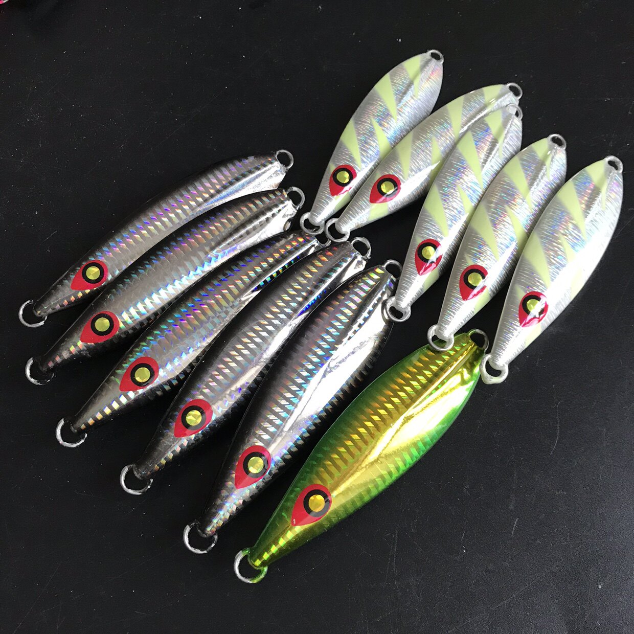 Iron Plate Lujah Bait Pick Up Drain 130-180 Grams Small Fat Iron Plate Lead Fish Fake Bait Suit Co 11 Only packed out