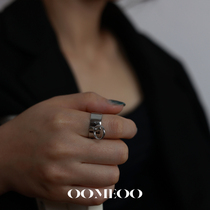 5 fold loss This Qingbin photographed the conversion price Original design Sensation Ins Tide Lukewarm Wind Ring Pure Silver Forefinger Ring Men and Men