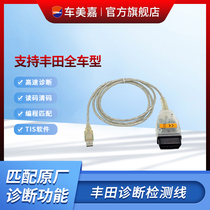 Suitable for Toyota diagnostic test line TOYOTA MINI VCI TIS Free original registration software V14