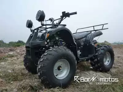 Double rear shock-absorbing iron fuel tank double aluminum row small bull ATV four-wheel off-road locomotive all-terrain off-road vehicle