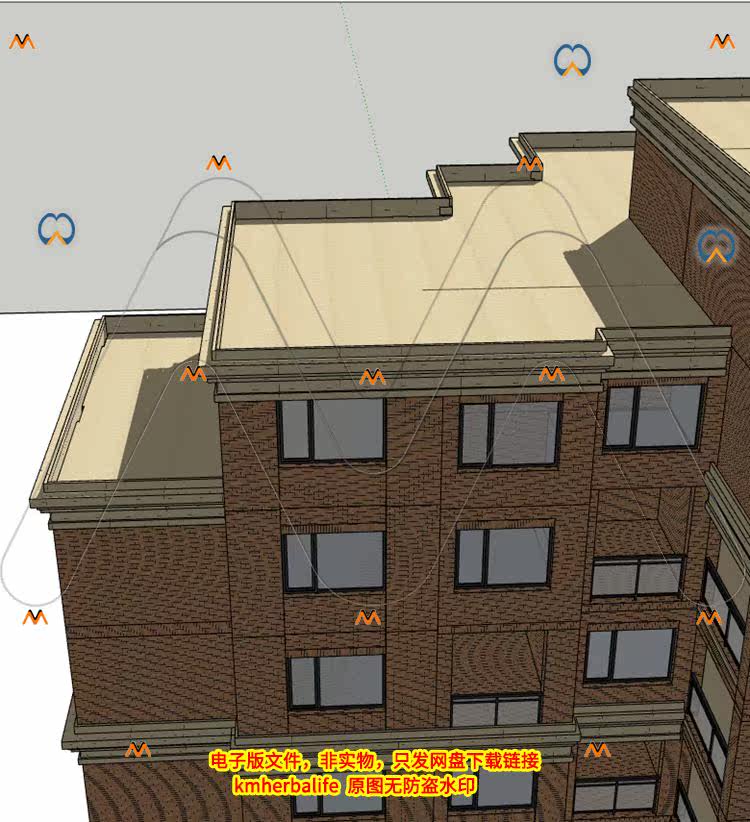 新古典中式风格超高层1单一梯四户33层住宅建