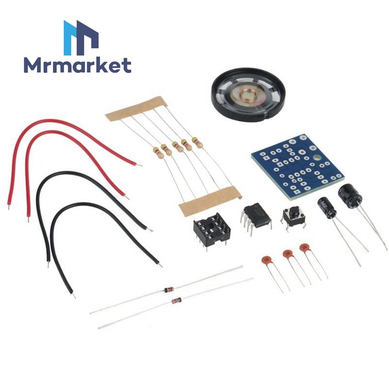 DIY making loose pieces NE555 biding doorbell doorbell kit NE555 doorbell kit digital doorbell production kit