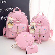 Cute children backpack fashion shoulder bag small bag girl Princess kindergarten school bag Female primary school student travel bag tide