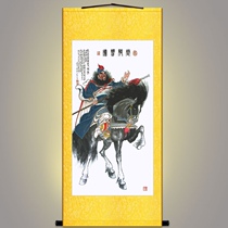 Zhang Fei broke down Cao guitou Three Kingdoms Five Tigers to decorate the calligraphy and painting Scroll Hung Painting Custom Booking
