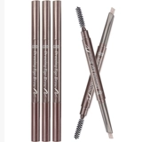 Двусторонняя автоматическая хижина, крутящийся водонепроницаемый карандаш для бровей для начинающих, долговременный эффект, не стирается