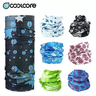 American Coolcore cold feeling sports neck cover all kinds of magic headscarf multi-function riding bib sunscreen men and women summer