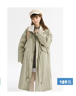 [Giới hạn thời gian đặc biệt 99 nhân dân tệ] khóa sừng mới hàng đầu phiên bản Hàn Quốc của áo khoác nửa mở cổ áo ấm áp nữ áo khoác dạ dáng dài hàn quốc