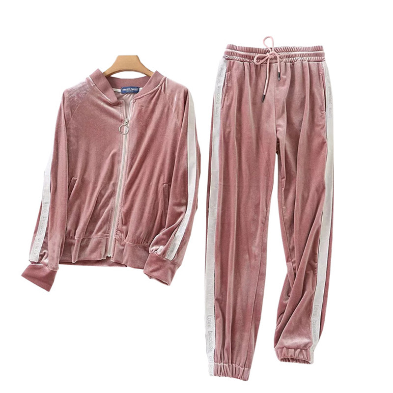 Foreign Trade Women's Clothing Outlet France Single Cut Mark Discount Tail Single Clear Warehouse Special Price Women Velvet Tide Card Embroidered Sweater Suit