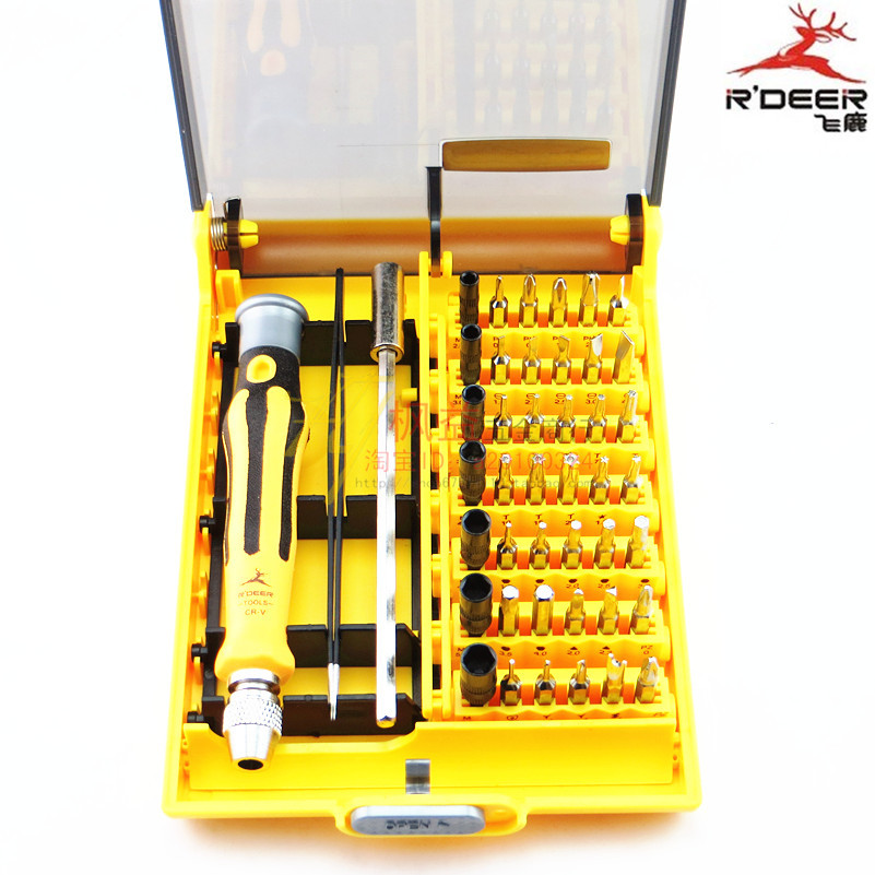 Flying deer 45 in one multi-purpose screwdriver set mobile phone screwdriver multi-function screwdriver screwdriver 9151