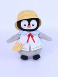Ткань, кукла, набор материалов, DIY, новичок, пингвин, с вышивкой