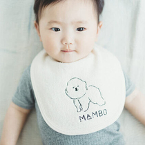 (YU booked) Japan CLASKA natural organic cotton baby triangular towels with small surrounding pocket