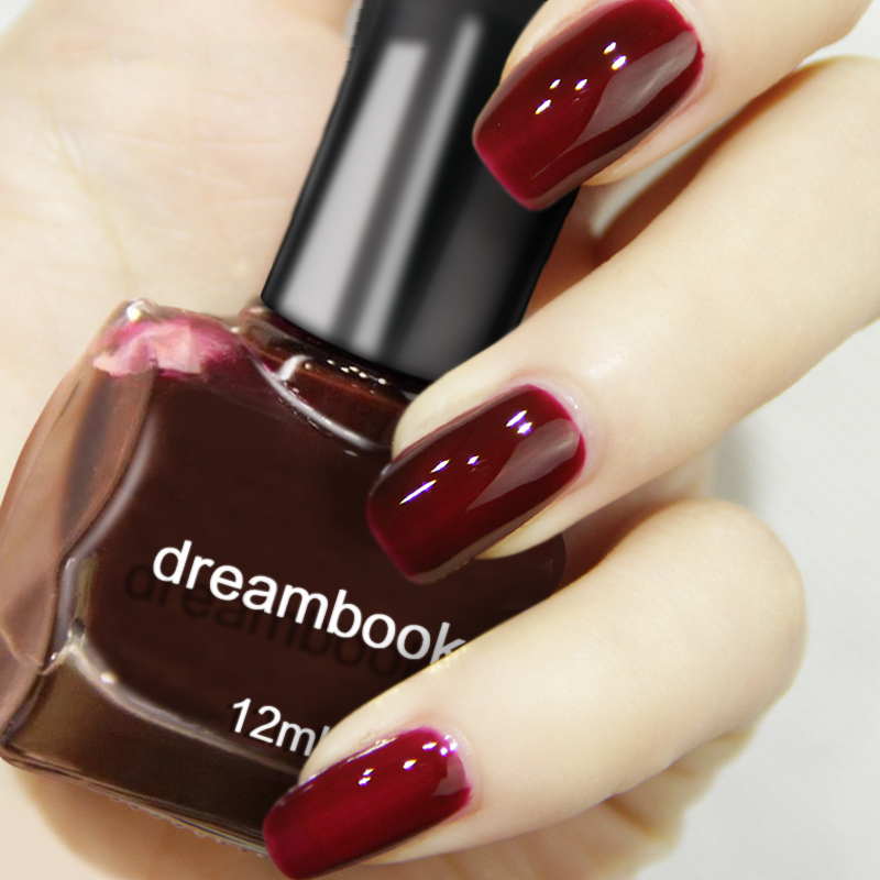 2022 new no-bake big cherry nail polish autumn and winter tasteless women long-lasting non-fading quick-drying wine red can not be peeled