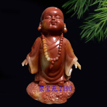 Imitation Fujian Shoushan stone monk small ornaments put down little monk home decoration ornaments jade car ornaments