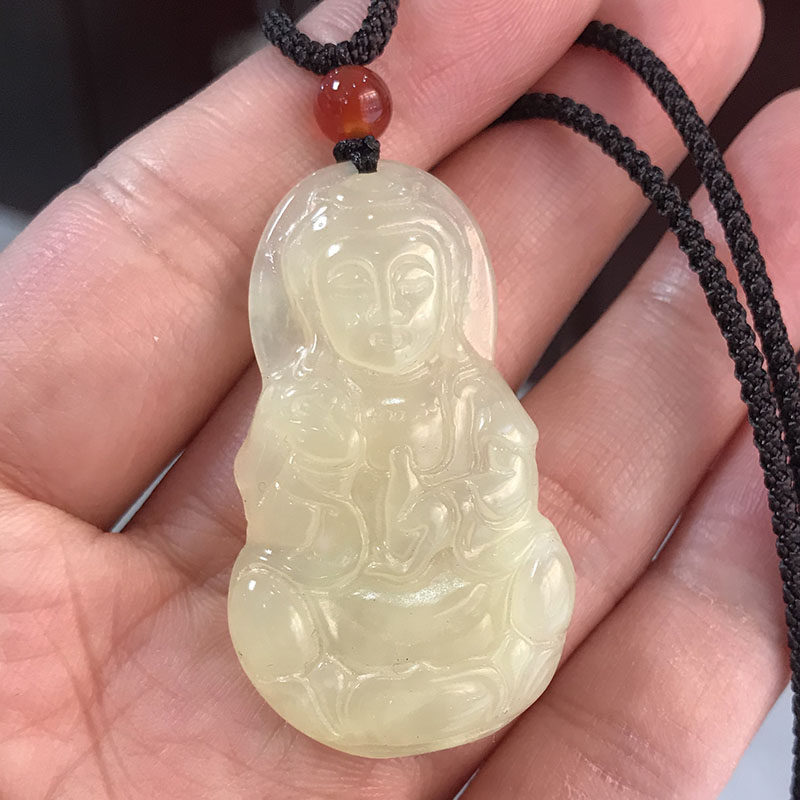 25年最火冰透岫玉观音吊坠测评｜男女通用+儿童礼物首选，玉石界的清透