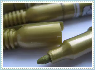 Taiwan lion metal color strange pen dazzling gold bright silver red green blue five kinds of optional whole wholesale