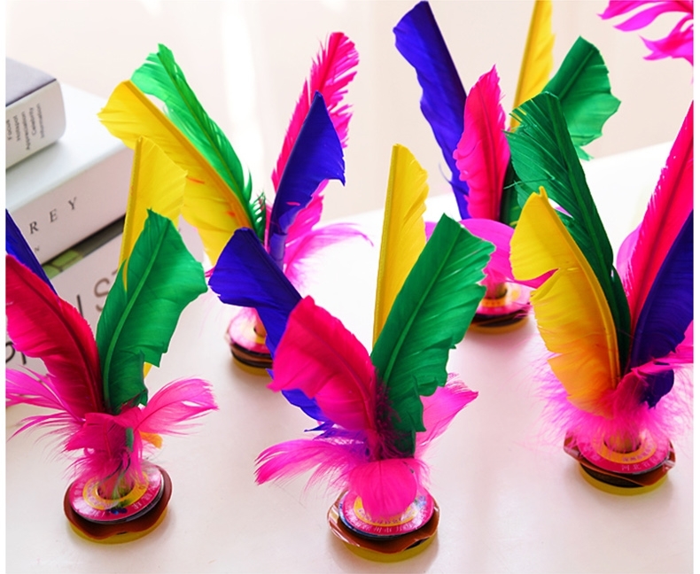Lanwei Lenwave LW0410 Feather Duster Sinh viên Spline Entertainment Feather Shuttlecock 21cm - Các môn thể thao cầu lông / Diabolo / dân gian giá cầu đá lông gà