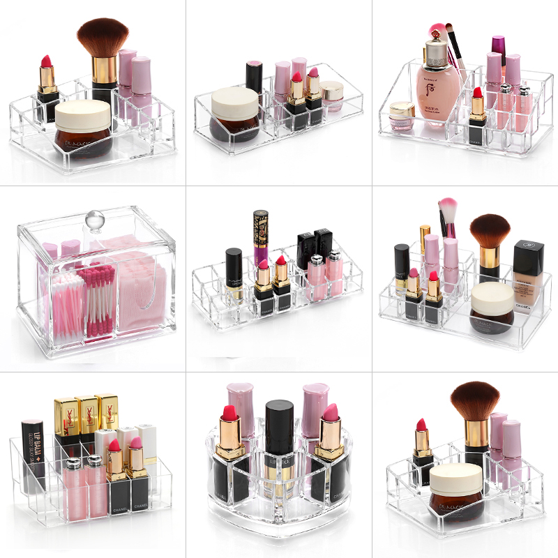 TF acrylic lipstick storage box Cosmetic skin care products Lipstick glaze desktop storage box Lipstick display stand
