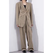 LAN VIVIER urban design sense niche design fashionable cutting three-dimensional waist suit three-piece suit