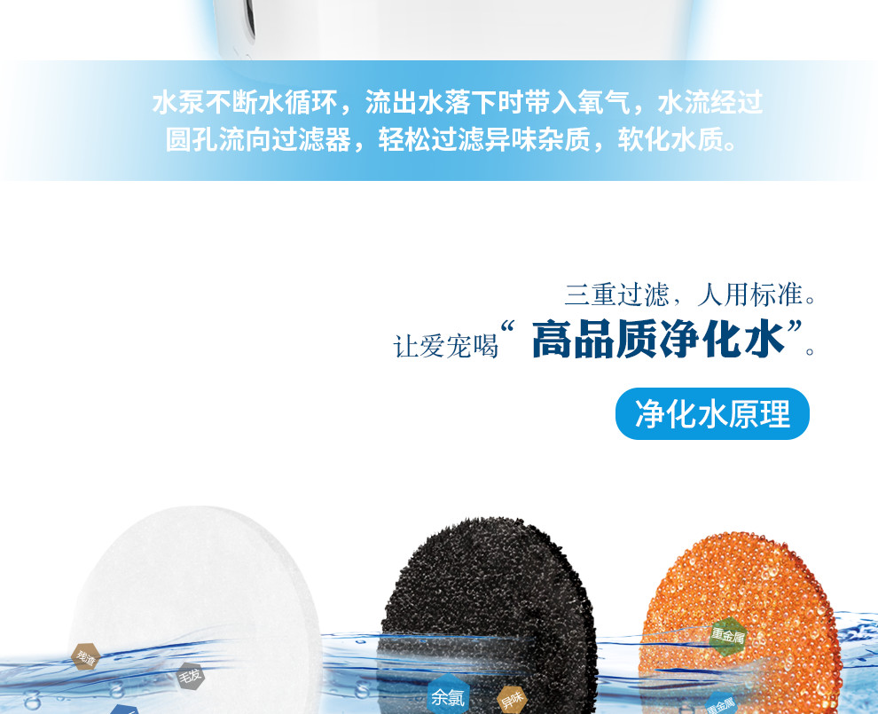 2 hộp của vật nuôi nhỏ petkit lọc nước lọc pet lọc mèo và chó lọc cotton than hoạt tính nhu yếu phẩm hàng ngày khay đồ ăn cho mèo