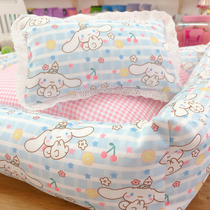 Original cute pet four seasons universal kennel pillow cushion removable and washable scratch-resistant hair-resistant cat Teddy Maltese