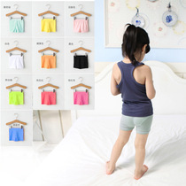 2020 Summer Modal Candy Pants Three-point anti-light children leggings for men and women baby tight hot pants