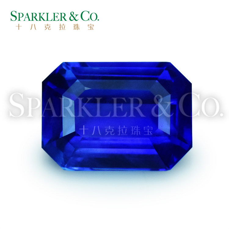 Spot) 4 10 carat natural Unburned Cornflower Sapphire bare stone Blue Gemstone custom pendant ring