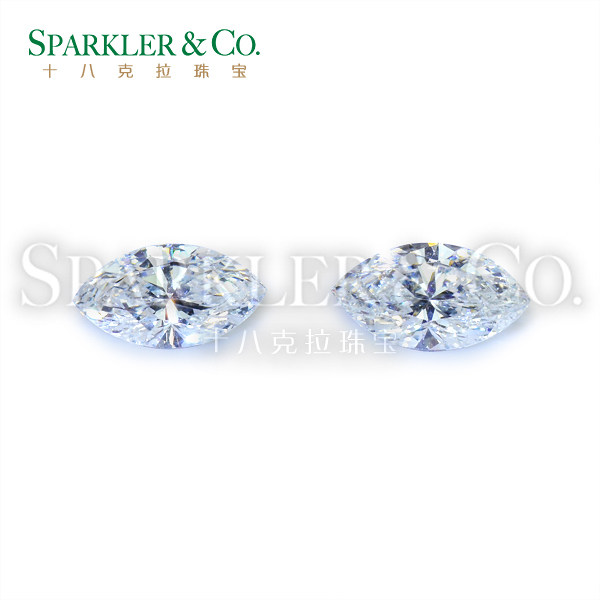 1 01 gr Rama Eye Rutip-shaped natural South African white diamond nude drill color diamond set ring ear pin necklace