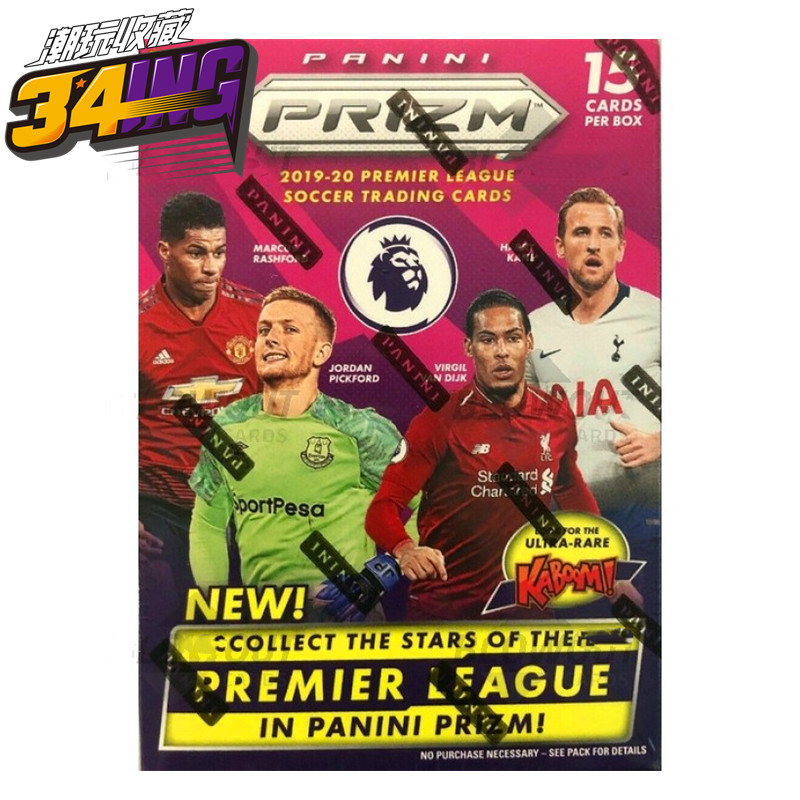 (34ING) 1920 PANINI Prizm Premier Blaster Premier League Soccer Spot Box Card