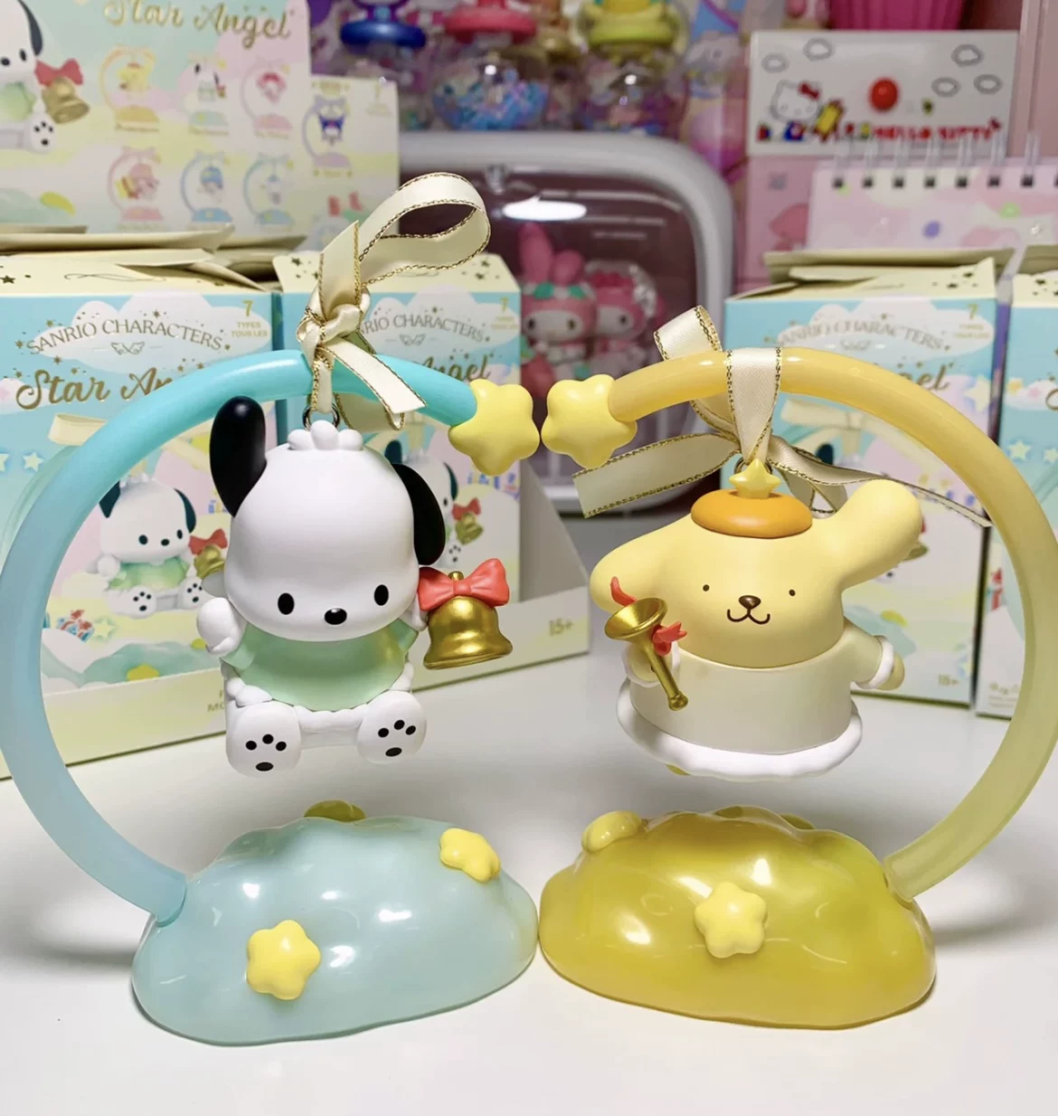 Оригинальная Spot: названия Чуанг Юпинo MINISO Санли Звёзды Желания Ангел Свет Свет слепая коробка Tide Gifts