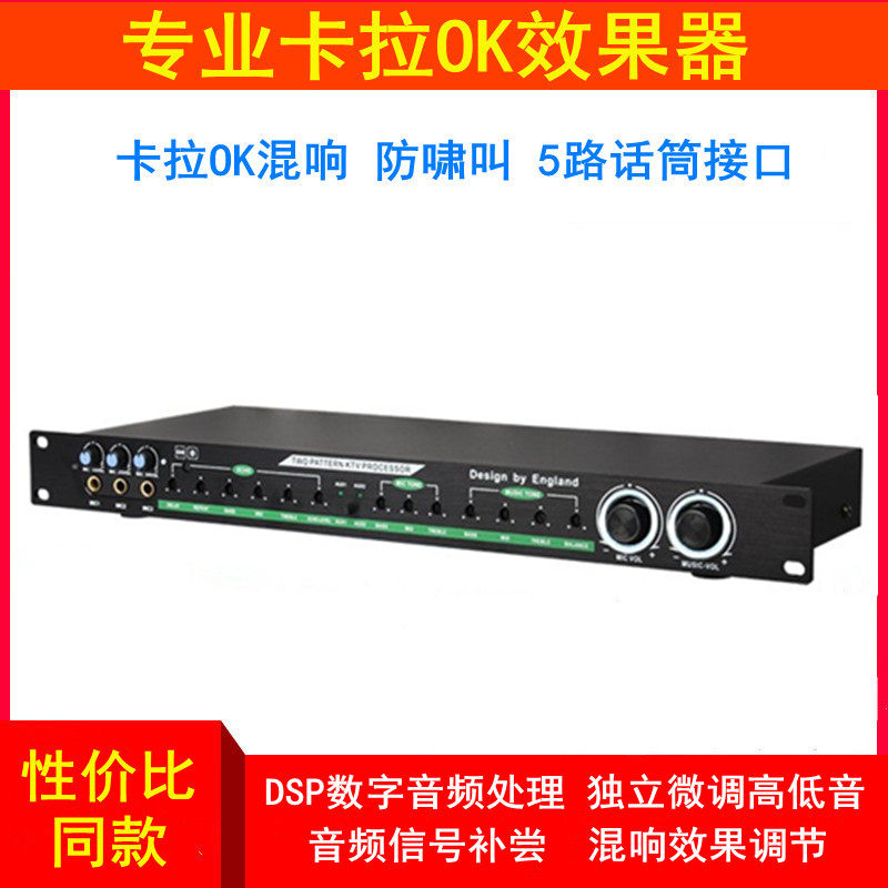 Professional pre-Tsunami called inhibitor ktv effect audio DSP mixer processor anti-interference suppression tsunami