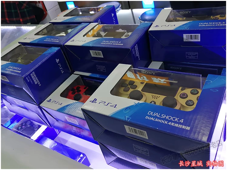 [Phiên bản mới] Bộ điều khiển trò chơi gốc Sony PS4 PRO xử lý phiên bản Hồng Kông không dây sonyPS4 chính hãng - Người điều khiển trò chơi