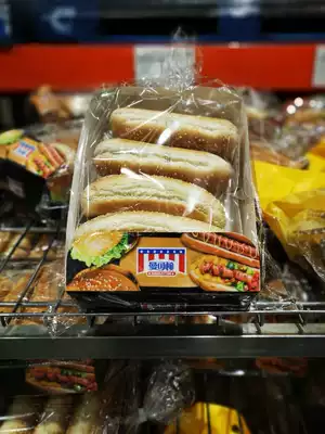 Mancton white sesame hot dog bread 65g * 10 American food packaging Shanghai Costco market opening guest
