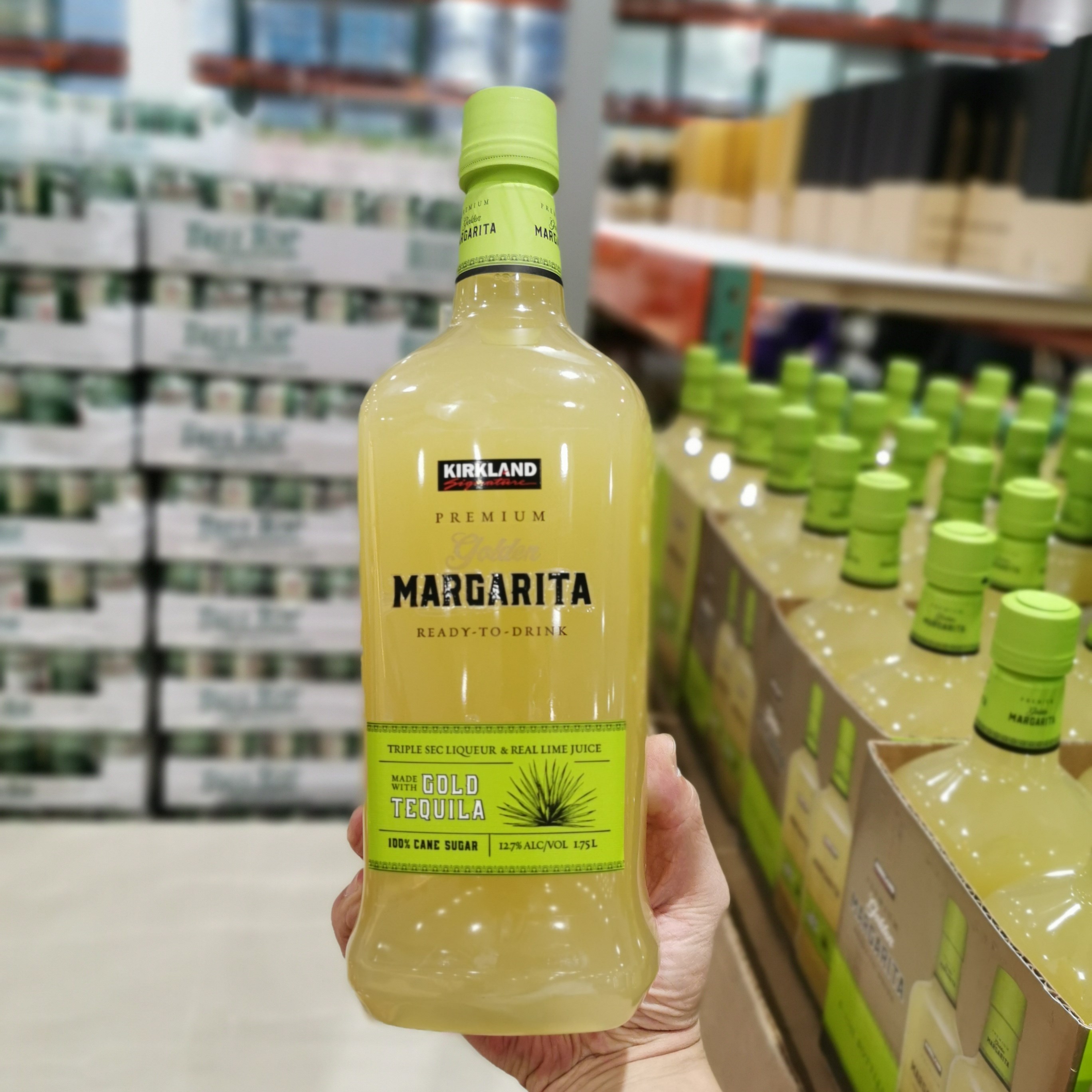 Kirkland Cockland gold color Margaret formulated wine 1 75L Shanghai costco open city guest