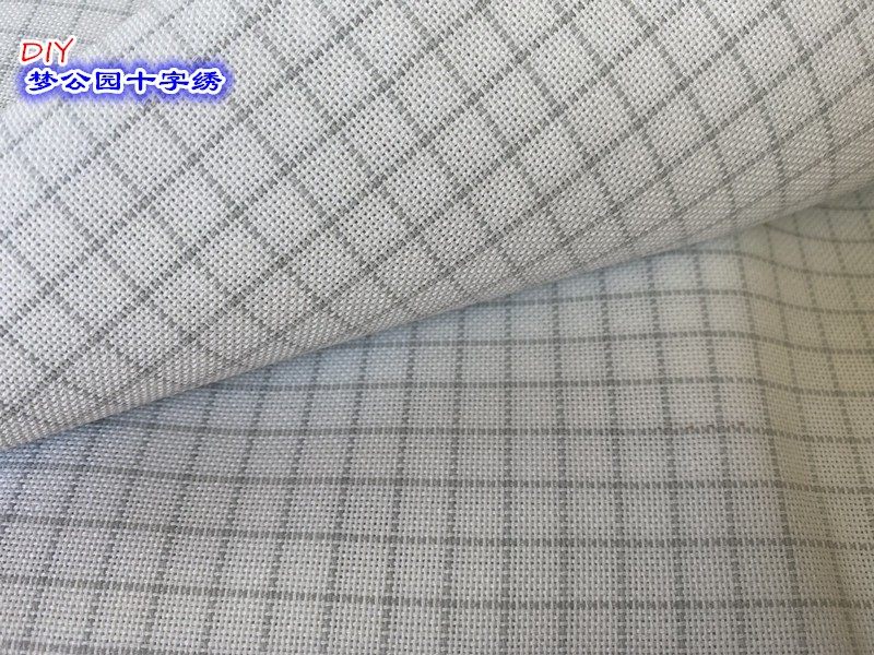 Germany ZW marker cloth 25ct 28ct free grid white cloth high ct cross stitch cloth 10 grid mark stock