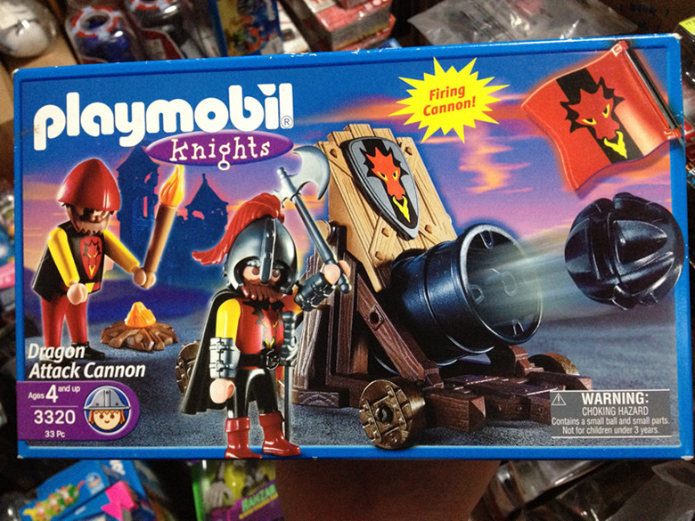 Original Imported In-Stock Playmobil 3320 Dragon Knight Cannon Attack Set