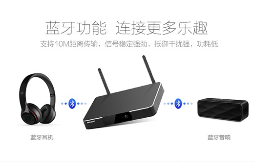 Kaiboer H19 thế hệ thứ hai tám thiết lập mạng thông minh Android lõi bộ nhớ 2G Bộ phát TV A53 HD cục thu phát wifi