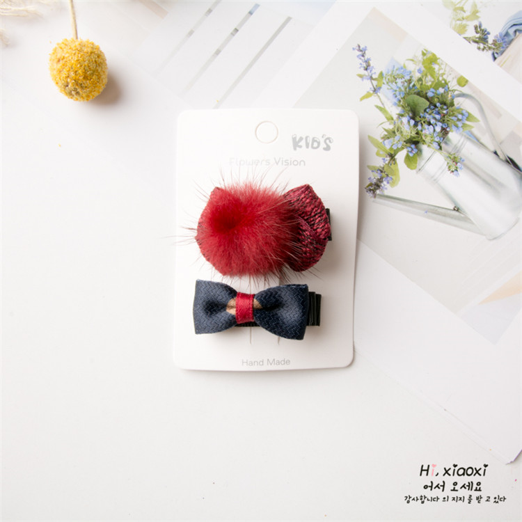 Phụ kiện tóc cho trẻ em Cô gái Hàn Quốc bé tiara mới hoa bóng tóc bao gồm tất cả clip an toàn clip kẹp tóc bên clip - Phụ kiện tóc phụ kiện tóc hà nội