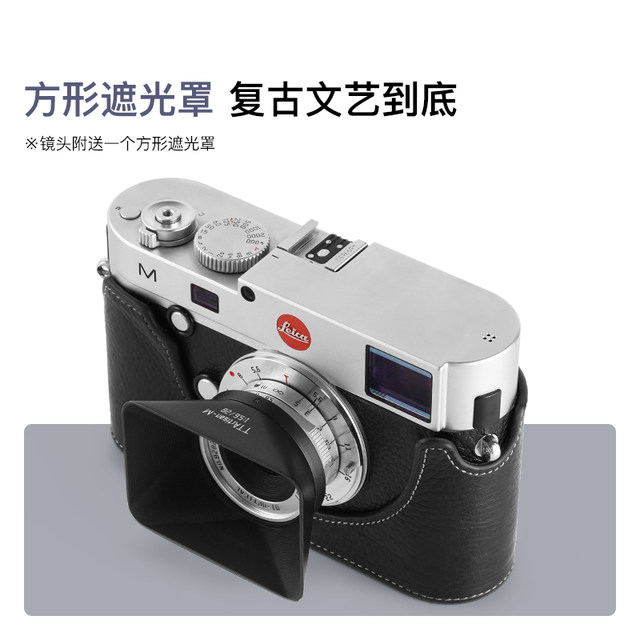 Leica M mount 28mm wide-angle fixed focus head biscuit full-frame humanistic street photography lens 28/F5.6