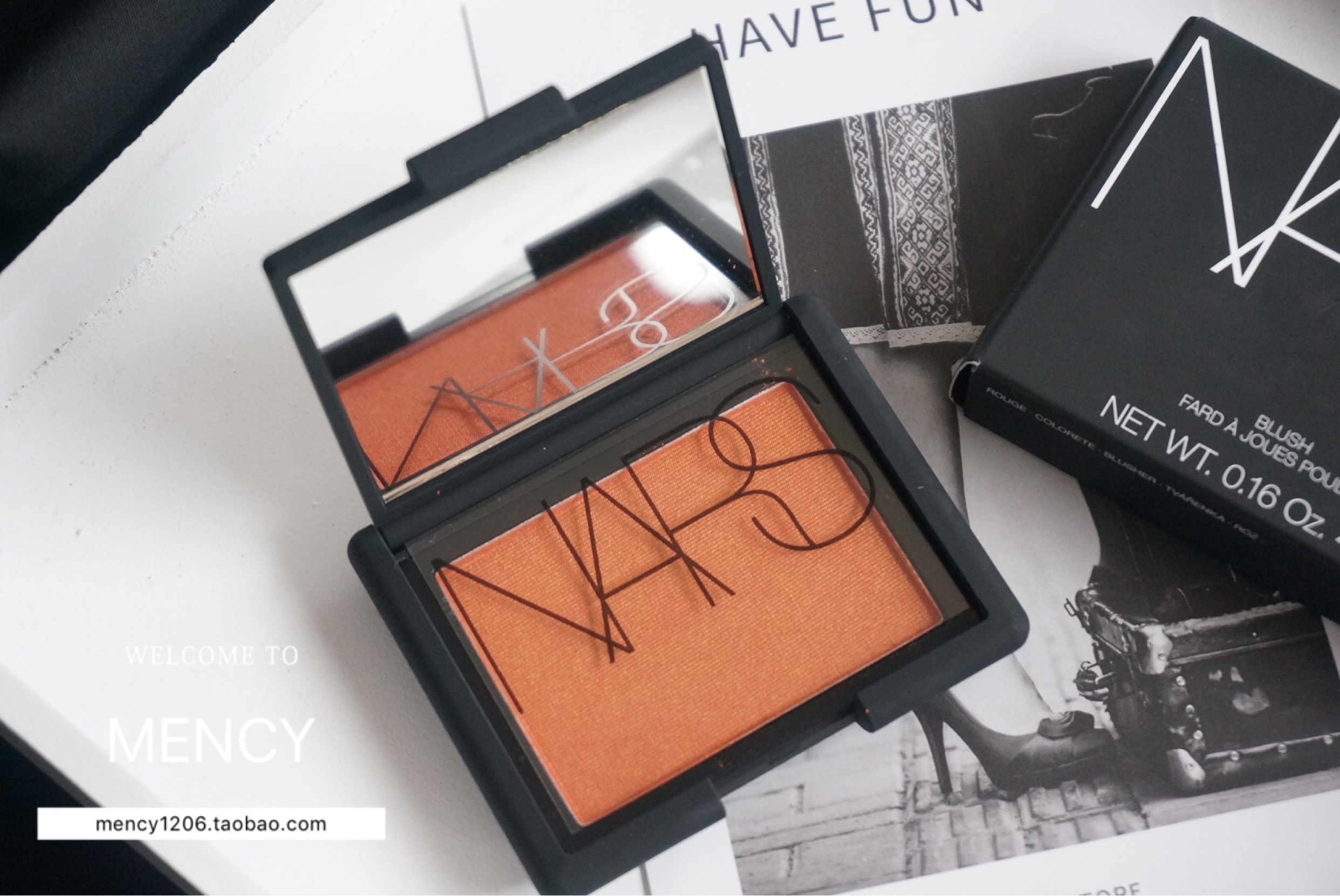 [MENCY Mengxi] NARS Blush Rouge Orgasm Deep Th họng Desire má hồng kem