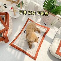 Dog pad washable pet sleeping pad cat dog rabbit nest pad cage pad four seasons universal small and medium-sized dog pad