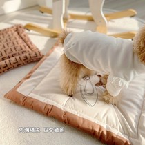 Pet sleeping pad dog pad cat pad four seasons universal warm nest pad small and medium dog and rabbit nest easy to clean cute pad