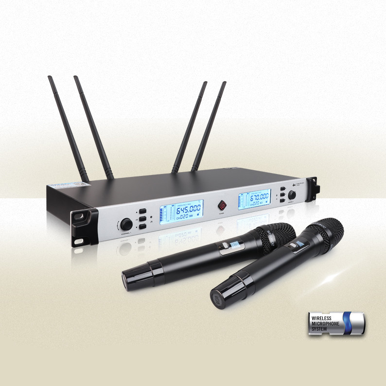 Yap Professional U Segment One Drag Two True Diversity Wireless Microphone Stage Performance KTV Conference Microphone