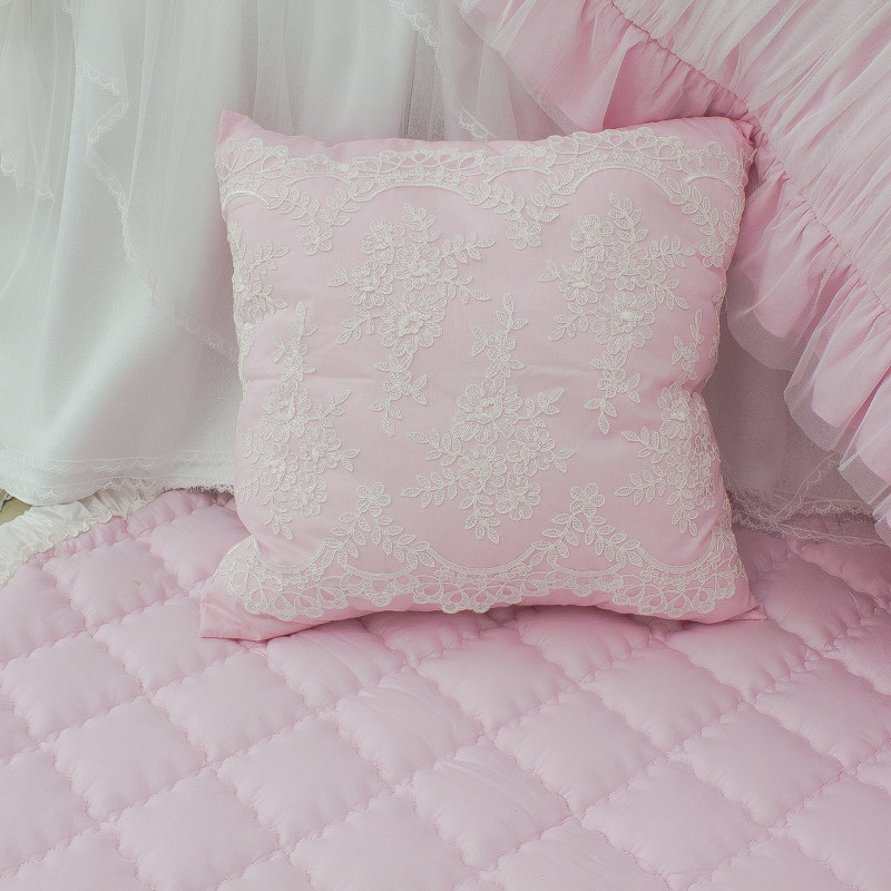 Selection of all-cotton beds Bedroom office sofa Girl Hearts Cute Waist Pillow Cushions with pillow cover without core