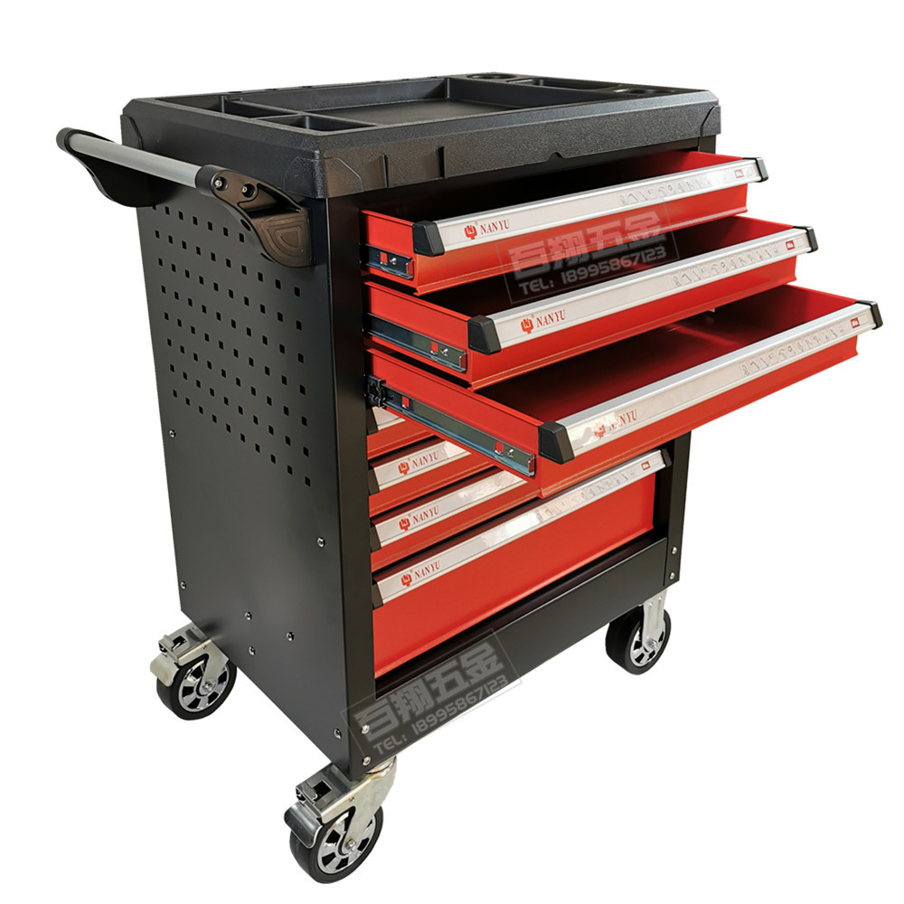 Dongliang Nanyu red three-layer blue cart mobile gray auto repair tire tool car combination seven-layer drawer cabinet