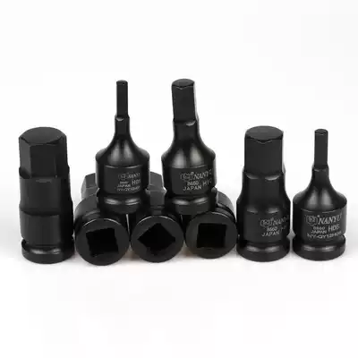 Taiwan Nanyu 1 2 Pneumatic pneumatic wrench Allen socket wrench batch head tool Dafei M8 hexagon head M10 Dongliang