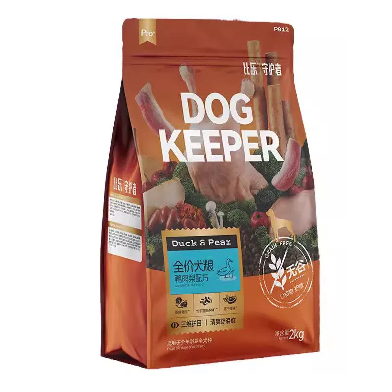 比乐鲜鸭肉梨全犬型狗粮2kg