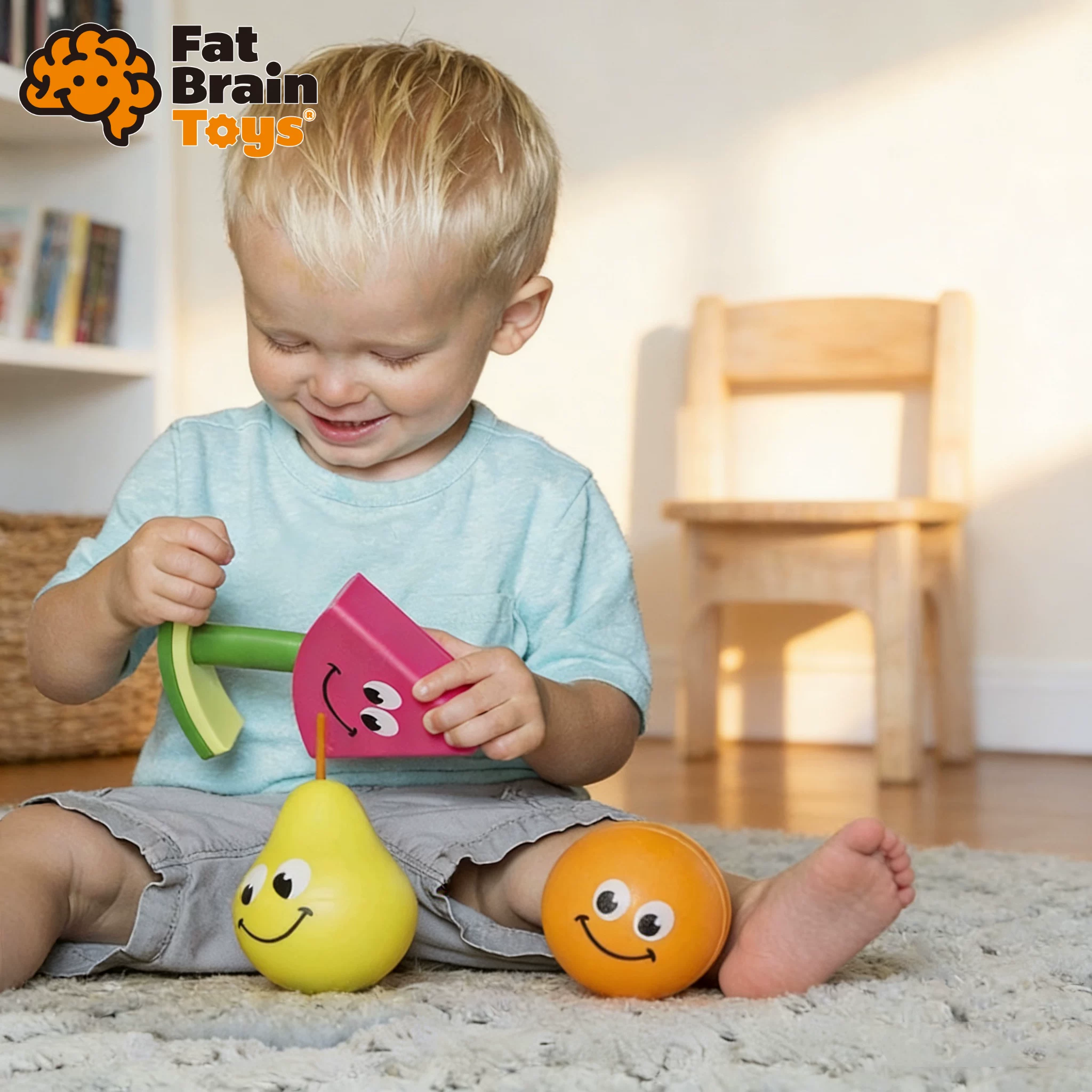 Когнитивная детская качалка для малыша, успокаюющая подушка- beanbag, игрушка, США, раннее образование, тренировка, 1 год