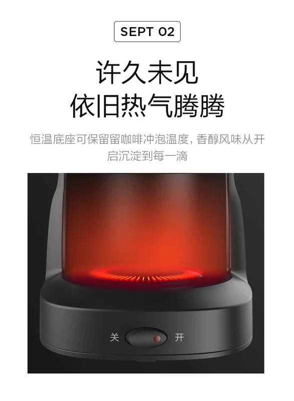 Máy pha cà phê Midea / Midea MA-KF-D-thường 101 nhà nhỏ ấm đun nước cà phê nhỏ giọt - Máy pha cà phê