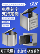 Big Buffalo Settlement Observation Point Protection Box Leveling Point Measurement Nail Mark Protection Barrel Surface Monitoring Point Protection Cover