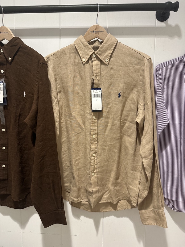 Directly Shipped from the Usa: Ralph Lauren Men's Linen Shirt Directly Shipped from the Usa: Ralph Lauren Men's Linen Shirt